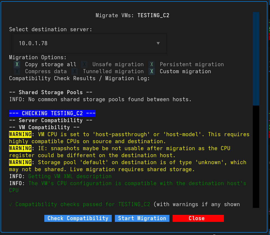 Migration Interface