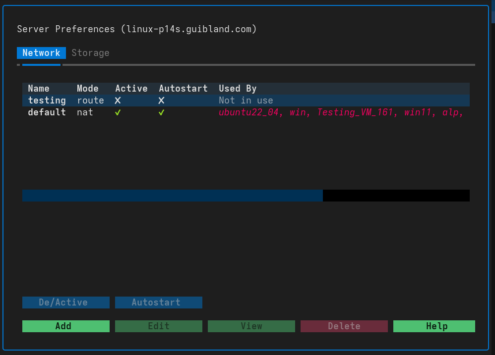 Virtual Network Configuration